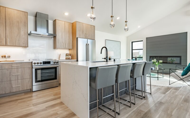 Kitchen,And,Dining,Room,Interior,With,Light,Colors,Aqua,Blue