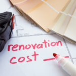 Renovation,Cost,Estimate,With,Tape,Measure,And,Color,Palette.